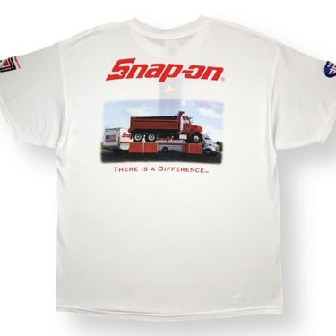 Vintage 90s/Y2K NWT Snap-On Masters Series “There Is A Difference” Double Sided Trucking Graphic T-Shirt Size XLarge 