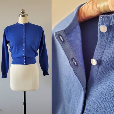 1960s Wool Cardigan - Never Worn - Deadstock Vintage - 60s Sweater - Women's NOS Vintage Size Medium / Large 
