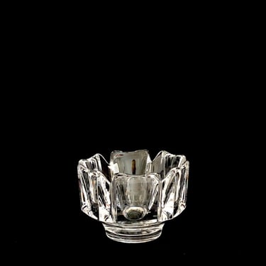 Vintage Scandinavian Art Glass Crystal Bowl ORREFORS of Sweden 3.25" x 4.5" Swedish 20th Century Design 