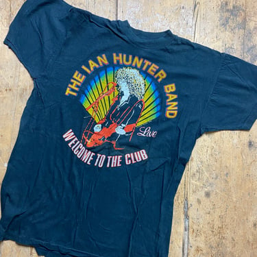 Ian Hunter tour shirt vintage 1980s 