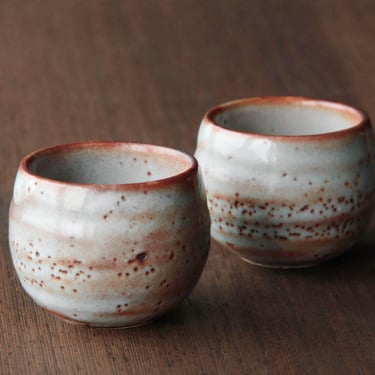 Sake Cup | Japanese Ceramic Cup | Shino Yaki 119 