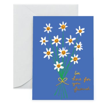 Carolyn Suzuki - BUNCH O FLOWERS - Sympathy Card