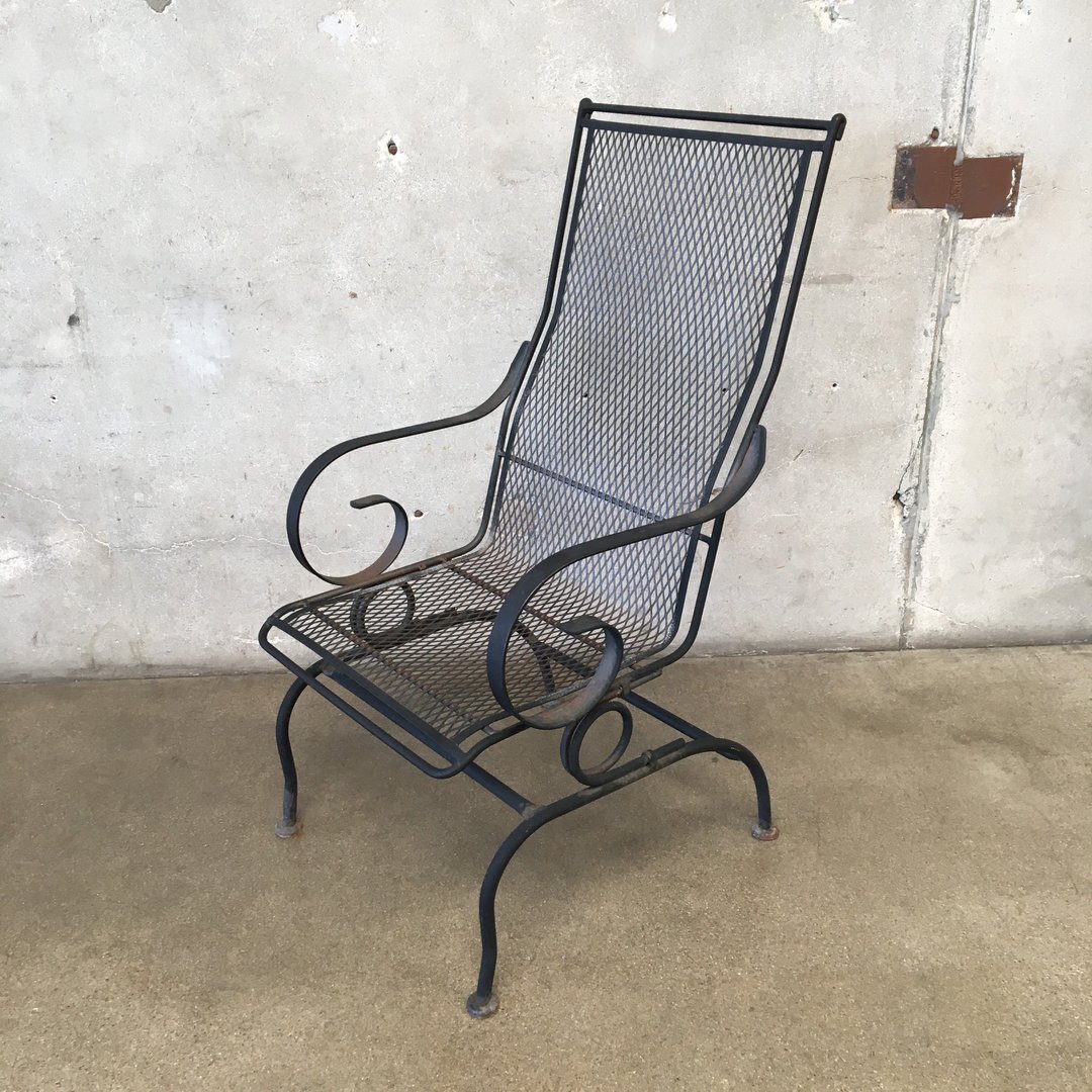 Metal Outdoor Rocker Chair | Urban Americana | Long Beach, CA