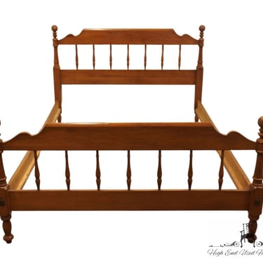 ETHAN ALLEN Heirloom Nutmeg Maple Colonial Early American Full Size Bed 585 
