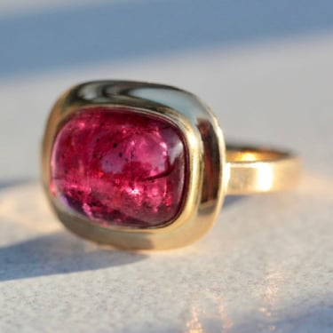 Big Sur | 8.8ct Rubelite Rectangle Ring