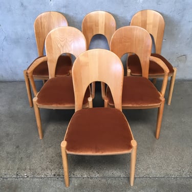 Set of Six Danish Koefoeds Hornslet "Morten" Chairs