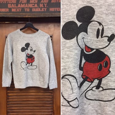 Vintage 1980’s Mickey Mouse Crew Neck Sweatshirt, 80’s Sweatshirt, 80’s Disney, 80’s Mickey Mouse, Vintage Clothing 