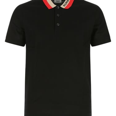 Burberry Man Black Piquet Polo Shirt