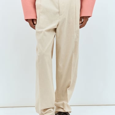 Bottega Veneta Men Natural Crisp Poplin Pants