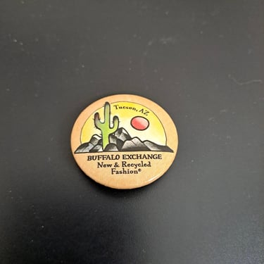 Vintage Buffalo Exchange Pinback Button 