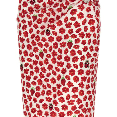 Versace Women 'Strawberry Garden' Skirt