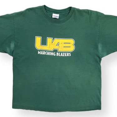 Vintage 90s University of Alabama Birmingham Marching Blazers Double Sided “Sound of the Magic City” T-Shirt Size Large/XL 