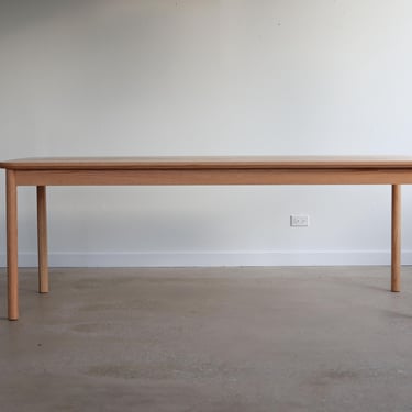 Handcrafted Solid Wood Parsons Style Dining Table - USA Made - SHIPS FREE 