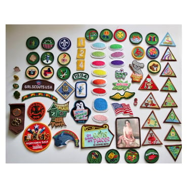 Vintage Girl Scout Patches - Scouting Merit Badges and Patch - You Choose One - 1970s 1980s 1990s 2000s 