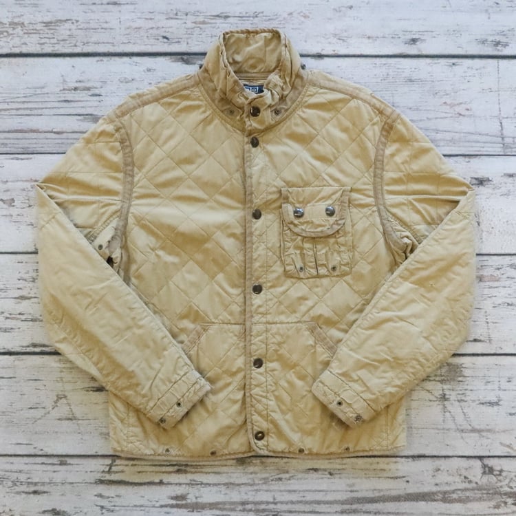 Vintage Polo Ralph Lauren Quilted Military Style Jacket