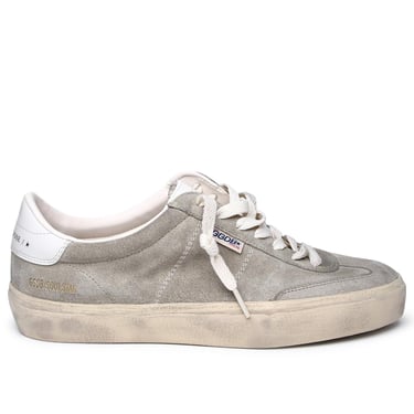 Golden Goose Taupe Suede Sneakers Man