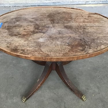 Brass Footed Side Table (Seattle)