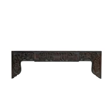 Chinese Vintage Dimensional Relief Scenery Carving Wood Wall Art ws2969E 