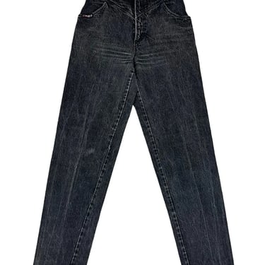 Vintage Blaze Black Denim High Waisted Western Jeans Fit Sz 29 