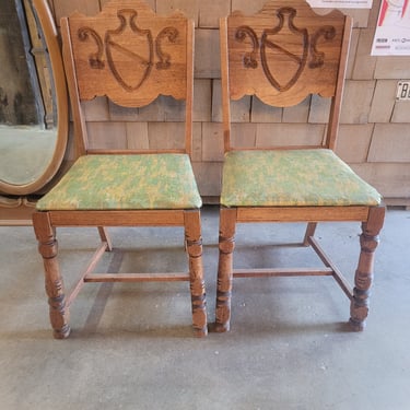 Pair of 1930s Dining Chairs 34.75