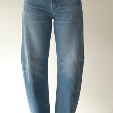 B Sides Long Relaxed Lasso Jeans - Warren Blue