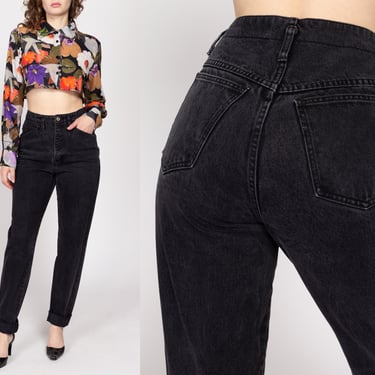 Small 90s Gap Black High Waisted Mom Jeans 27