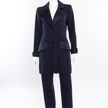 Longline Blazer &amp; Pant Set