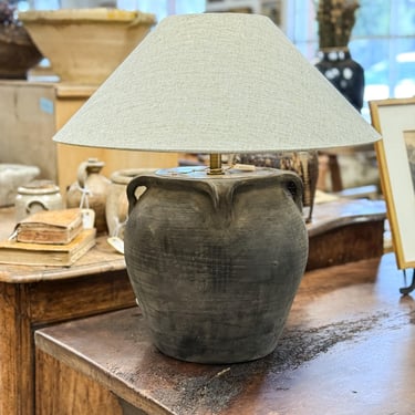Vintage Pot lamps with Handles 