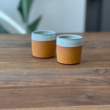Color Block Espresso Cup (Orange)