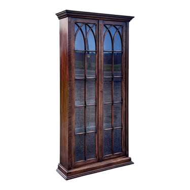 Solid Cherry Georgian Style Display Cabinet 