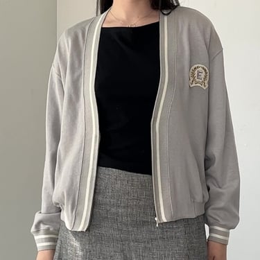 Gray Esprit Varsity Sweater (M)
