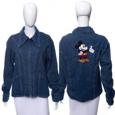 1970's Antonio Giuseppe Embroidered Mickey Mouse Jacket Size L