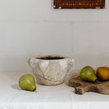 18th century French marble mortar