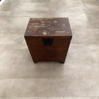 Wooden Storage Trunk