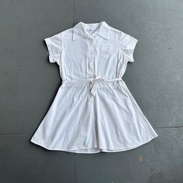 1940s 1950s gym uniform . vintage sports romper . size medium to large 
