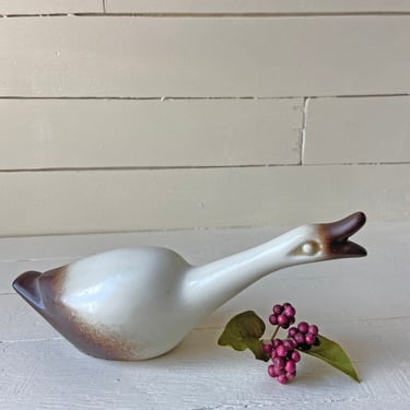 Vintage Howard Pierce MCM Porcelain Goose // Goose Collector, Goose Decor // Perfect Gift 