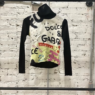Dolce & Gabbana Graffiti turtle neck