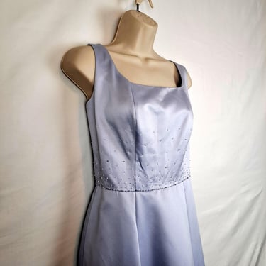 Vintage Y2K / 90s Periwinkle Prom Dress 