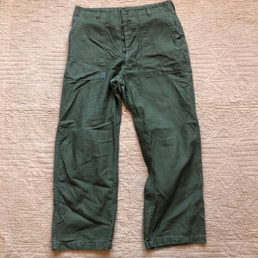 70s OG 107 Sateen Fatigue Pants 34 