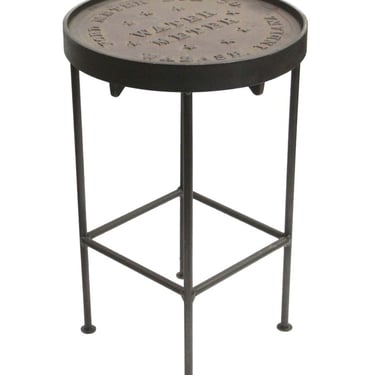 Cast Iron Ford Water Meter Box Co. Stool or Side Table