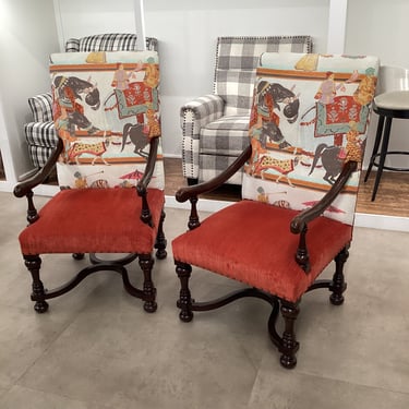 Unique Bernhardt Chair Pair