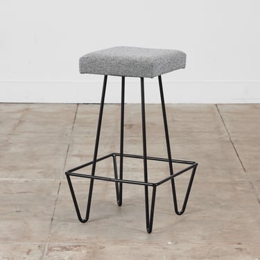 Frederick Weinberg Wrought Iron Stool 