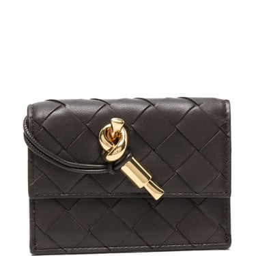 Bottega Veneta Women Andiamo Leather Card Case