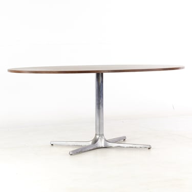 Chromcraft Mid Century Dining Table with Knoll Style Laminate Top - mcm 