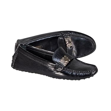 Louis Vuitton - Black Epi Leather Driving Loafers Sz 6.5