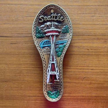 Vintage Seattle Ceramic Spoon Rest by Smith Western 