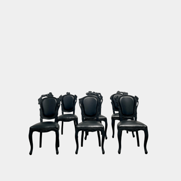 Moooi Smoke Dining Side Chairs Set