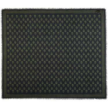 Alexander Mcqueen Men Skull Biker Scarf