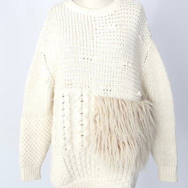 Simone Rocha Alpaca & Faux Fur Sweater