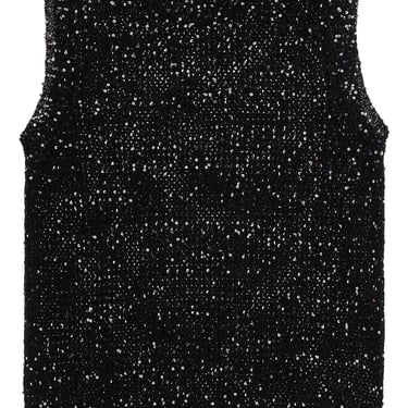 Golden Goose Knitted Vest With Sequins Embell Women